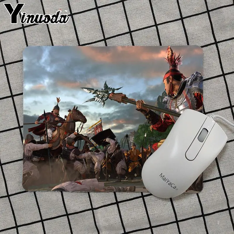 Силиконовый коврик для мыши Maiya Total War Three kingkingdom игровой резиновый ПК компьютерный