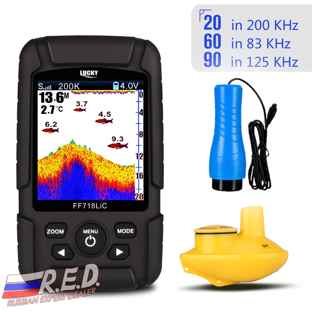 SORTE FF718LiCD com ecrã a cores Sonda