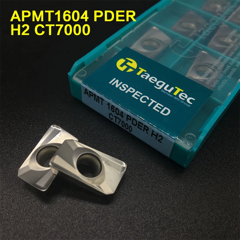 10 шт. APMT1604 PDER H2 CT7000 фрезерные инструменты металлокерамический Класс вставки