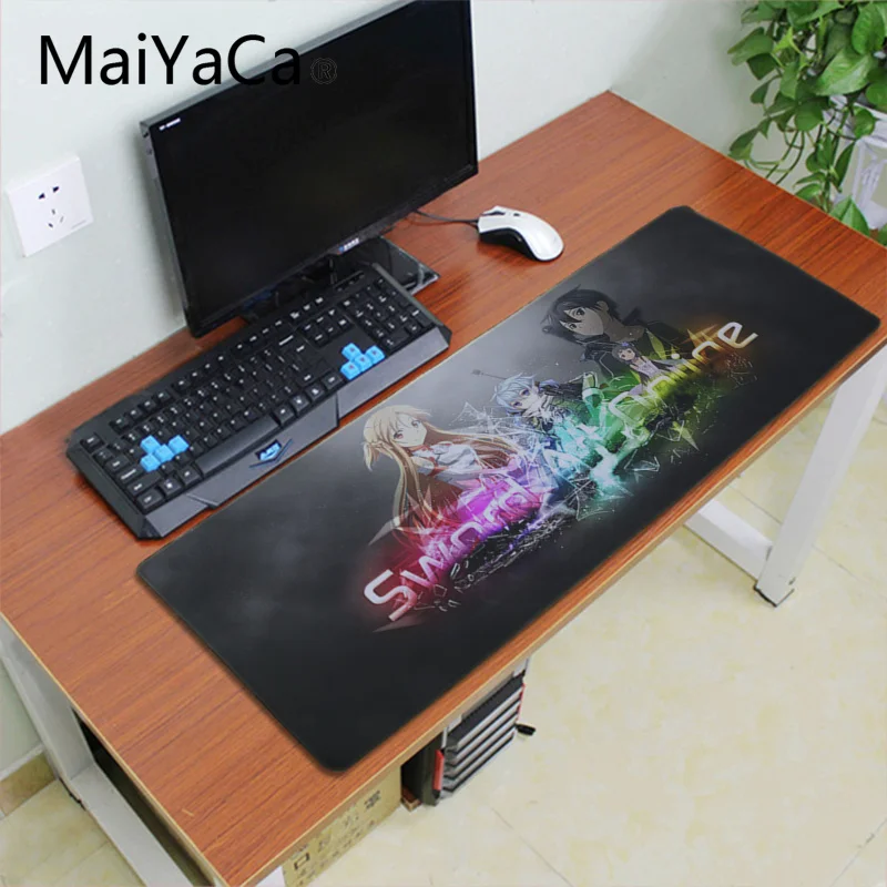 Maiyaca Аниме САО меч асуны искусство онлайн мышь настольная коврик для мыши игровая