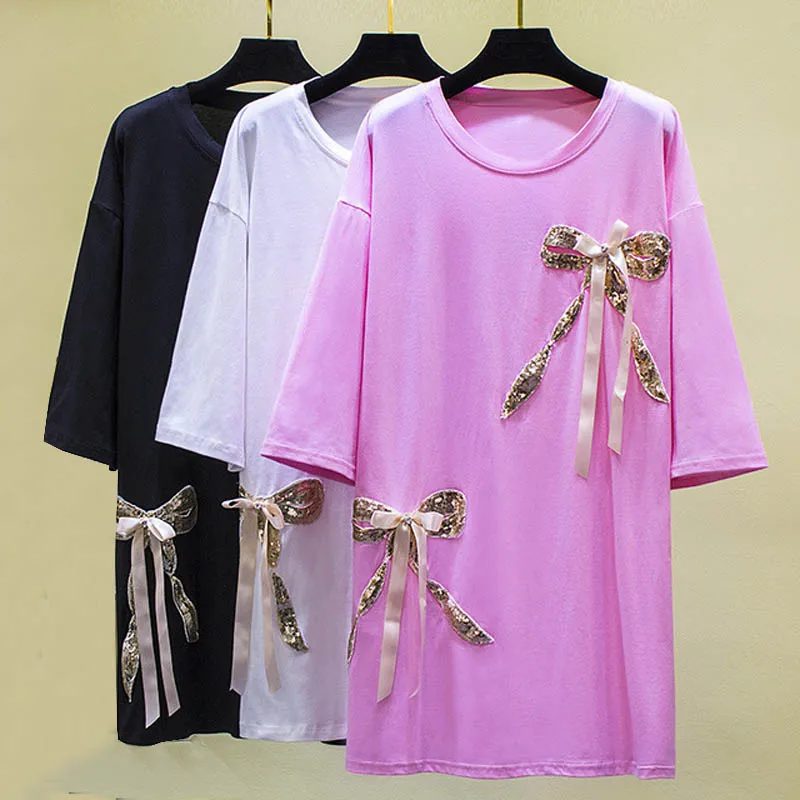 Летнее женское платье, большие размеры, обхват груди 158 см, 5XL 6XL, 7XL, 8XL, 9XL, женское платье черного, белого, розового цвета