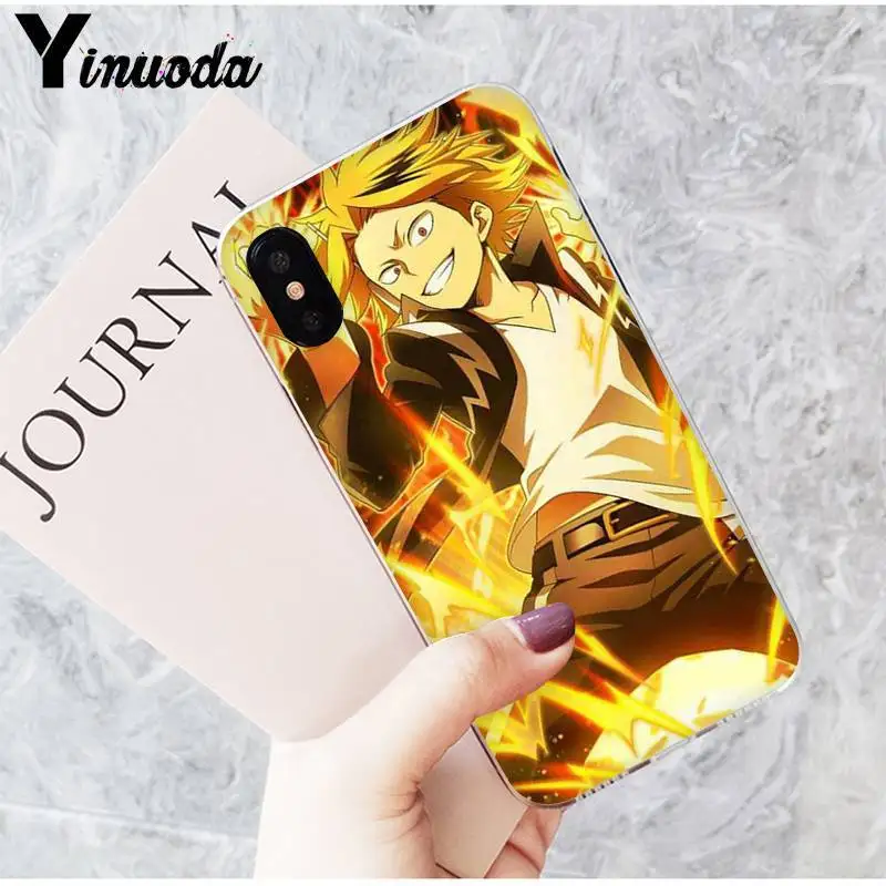 Yinuoda My hero of the Academy аниме Todoroki чехол для телефона чехол для iPhone 8 7 6 6S Plus X XS MAX 5 5S SE XR 10 11 11pro 11promax - Цвет: A15