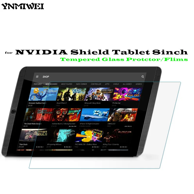 8- дюймовый экран планшета 9h 0.33mm щит стекла защитником NVIDIA щит Tablet закаленное стекло экрана защитник костюм