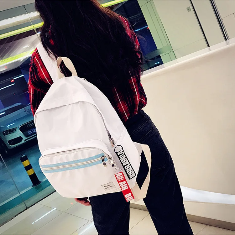 Новинка 2018 однотонный рюкзак ulzzang в японском стиле Харадзюку Студенческая сумка