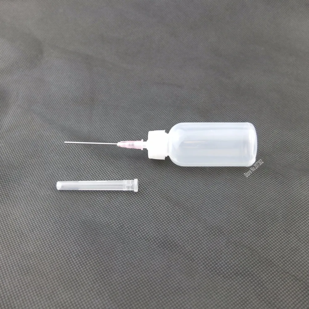 Needle Tip Bottle Liquid Flux Dispenser Oil Solvent Applicator Dropper