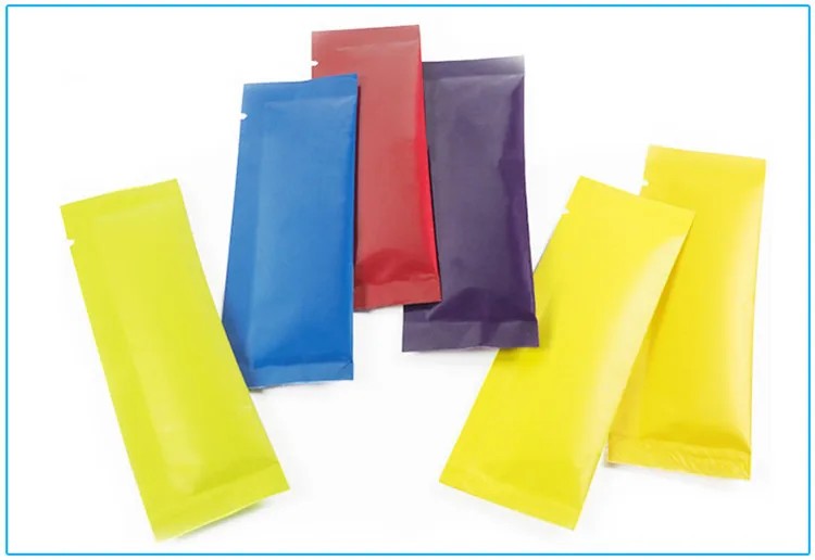 400pcs Small Elegant Color Aluminum Foil Open Top Bag Honey Powder Flour Trial Packaging Heat Sealing Bags | Дом и сад