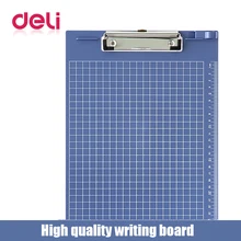 Deli 1pcs A4 document bag file folder clip board business office financial school supplies writting plastic made board Deli 1pcs A4 document bag file folder clip board business office financial school supplies writting plastic made board