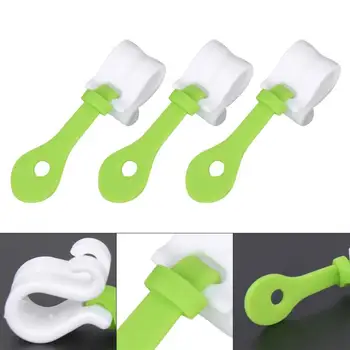 

3PCs Cake Decorating Bag Clips Fondant Frosting Piping Bags Icing Cake Cupcakes Ice Piping Bag Buckles Reusable Baking Tools