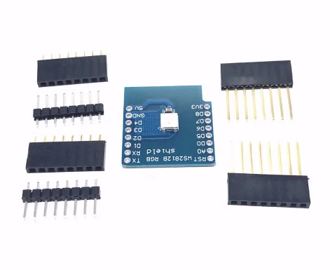 Esp8266 для WeMos D1 модуль WS2812B щит RGB Mini ESP8266 Плата с контактами | Электроника