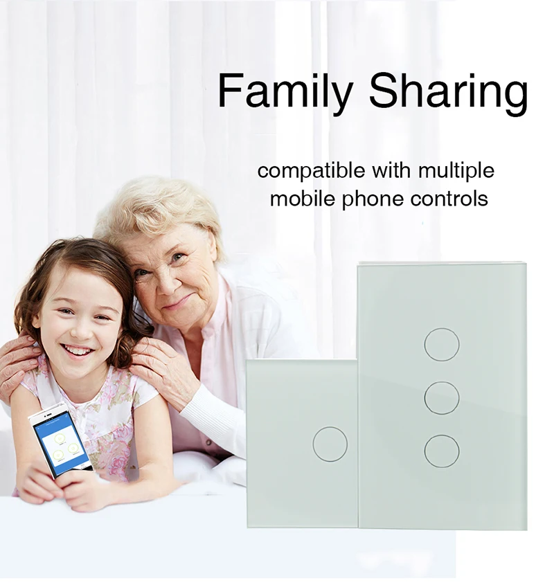family share wifi smart light switch