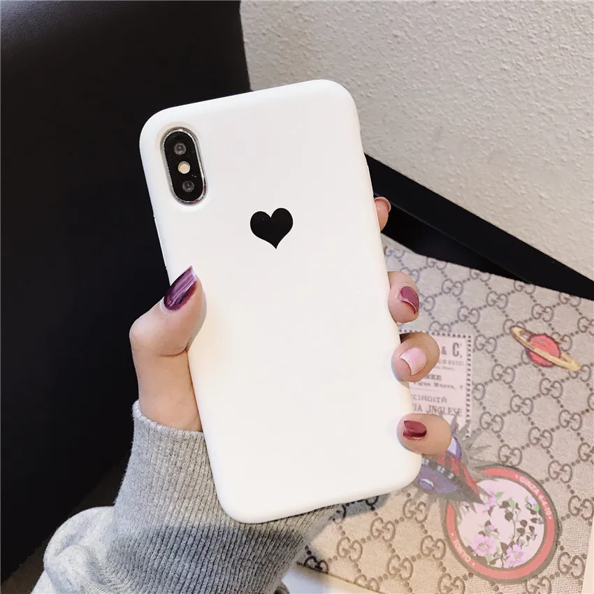 Карамельный цвет для iPhone 7 Чехол Love для iPhone 6 6s 7 8 11 Pro Plus X XS XR Xs Max силиконовый чехол для телефона мягкий ТПУ задняя крышка