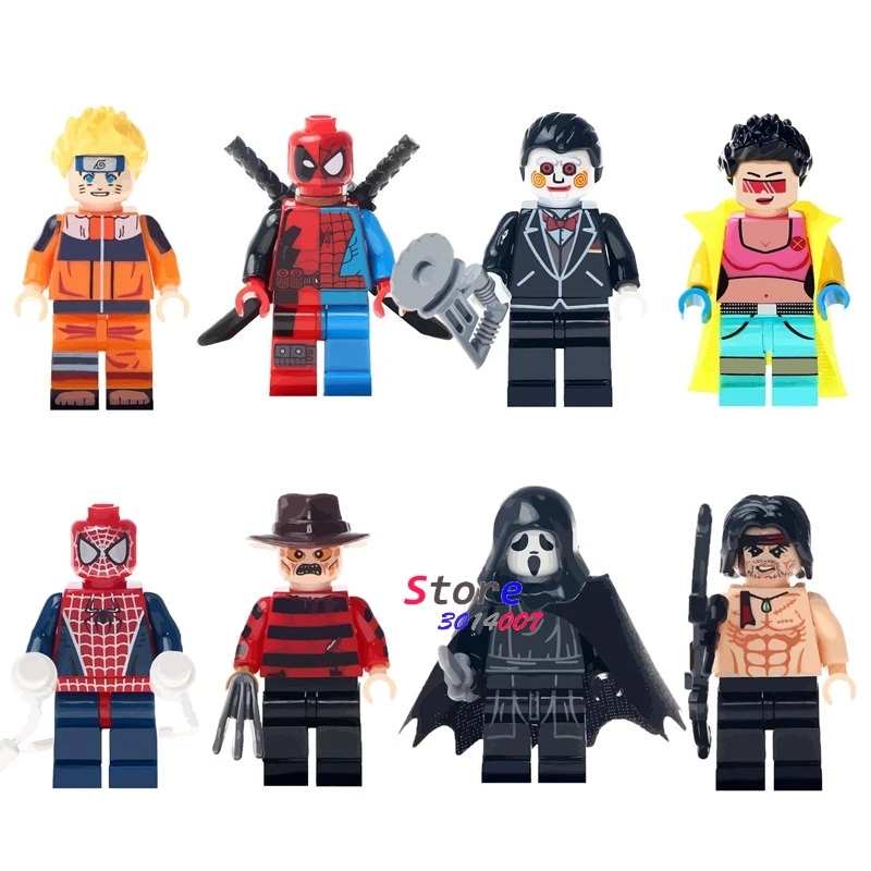 Single Super Heroes Halloween Freddy Krueger Horror Theme Movie Jubilee Uzumaki Rambo building blocks bricks toys for children baby-building-blocks : image Single Super Heroes Halloween Freddy Krueger Horror Theme Movie Jubilee Uzumaki Rambo building blocks bricks toys for children baby-building-blocks