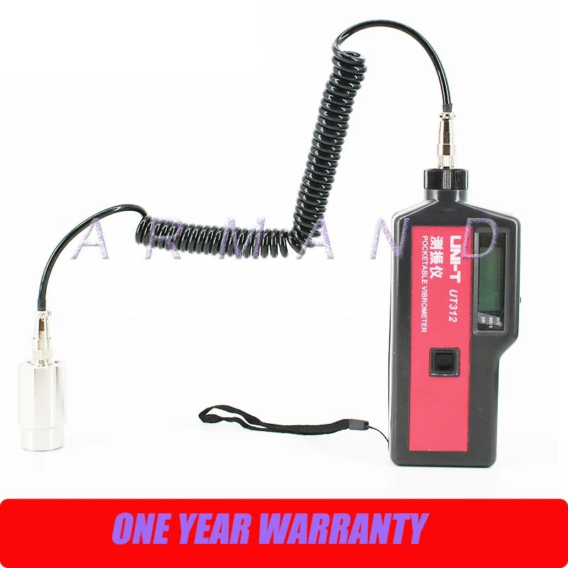 

Portable LCD Vibration Analyzer Tester UNI-T UT312 with Split Sensor Signal Wire Sensor Measuring Instruments
