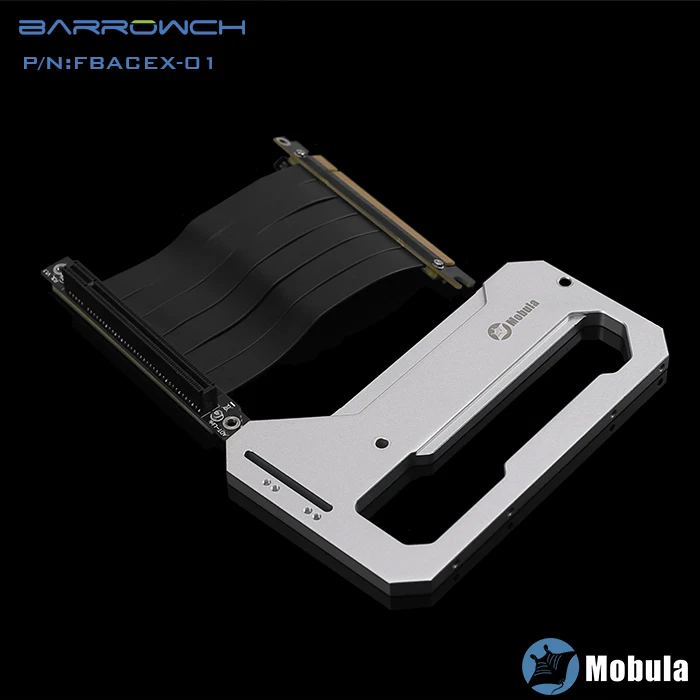 Barrowch silver/black Mobula modular computer case graphics card assemble accessory ,lying installition gadget compatible Mobula Barrowch silver/black Mobula modular computer case graphics card assemble accessory ,lying installition gadget compatible Mobula