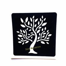 Горячий Женский боди-арт Аэрограф краски хны татуировки трафарет жизнь листьев дерева шаблон поддельные татуировки Трафарет Шаблон ноги руки искусство