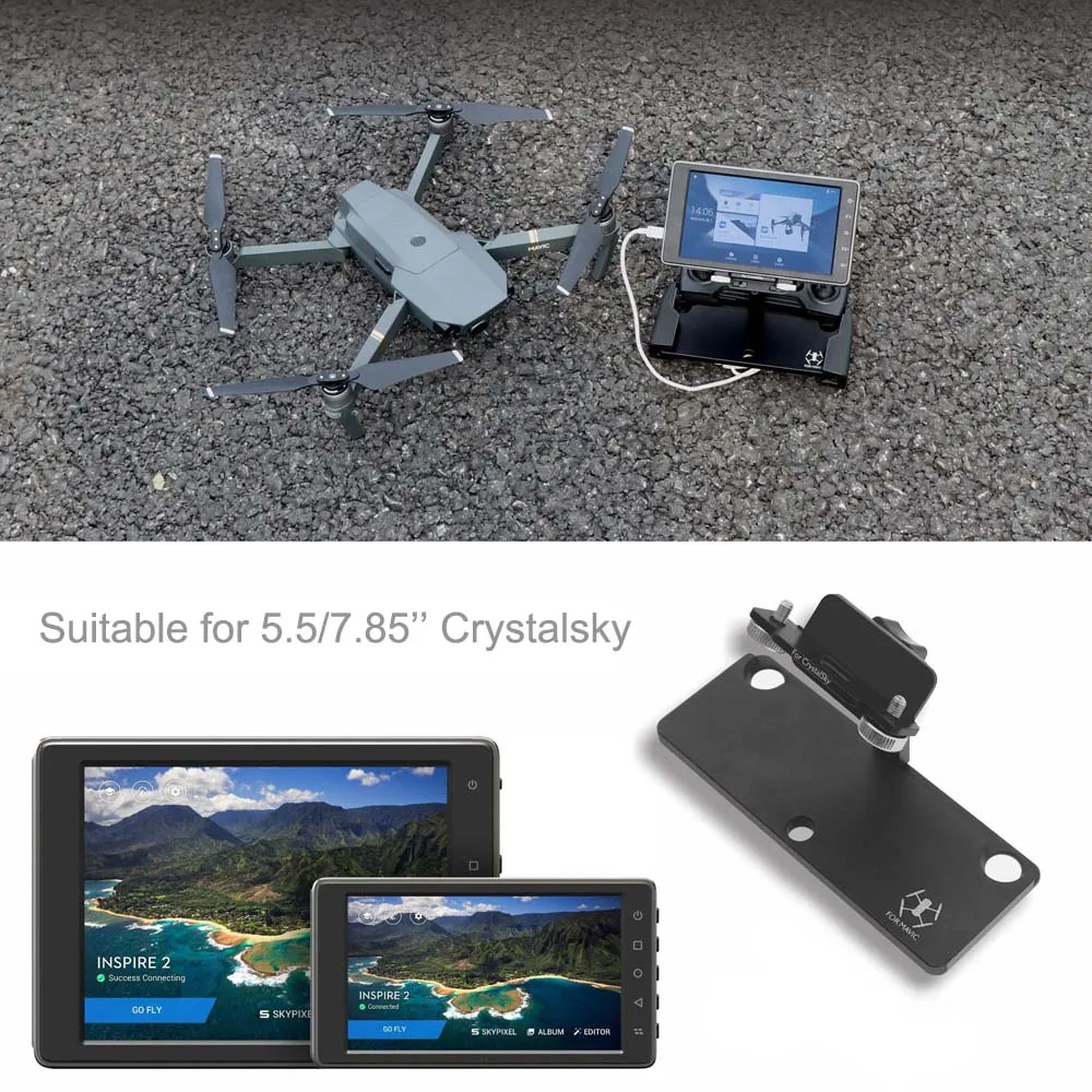Новый DJI Crystalsky монитор держатель Алюминий кронштейн удаленного Управление