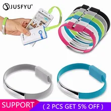 Портативный цветной Мини Micro USB браслет зарядное устройство данных зарядный кабель синхронизации для iPhone X XS XR Android type-C телефонный кабель