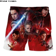 PLstar Cosmos летние новые стильные модные 3d шорты фильмы Звездные войны последний джедай печать 3d мужские и женские повседневные хипстерские шорты