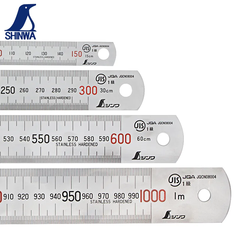 Thickened Stainless Steel Ruler Steel Ruler - Temu Japan