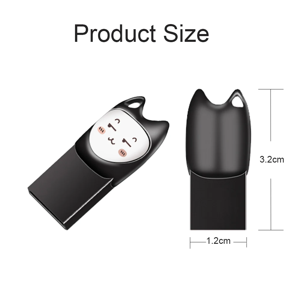 Ingelon флешка USB флеш накопитель 32gb 64gb USB2.0 Мультяшный Stick с микро Metal U Disk Cute Lovely gift