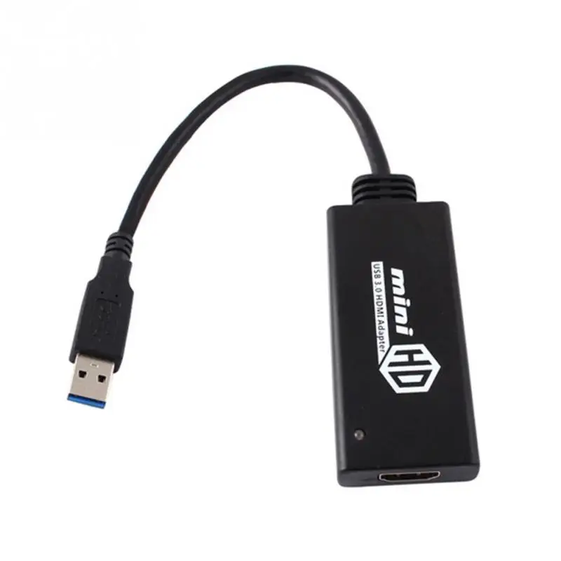 2017 promotion low price USB 3.0 To HDMI Adapter Mini HD 1080P Video
