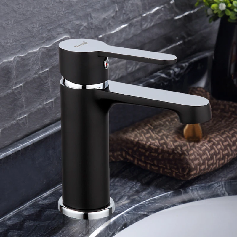 

Frap Mixer Faucets Home Bathroom Faucet Basin Mixer Tap Cold-Hot Water Taps Multi-color Robinet Torneiras Spray Painting F1041