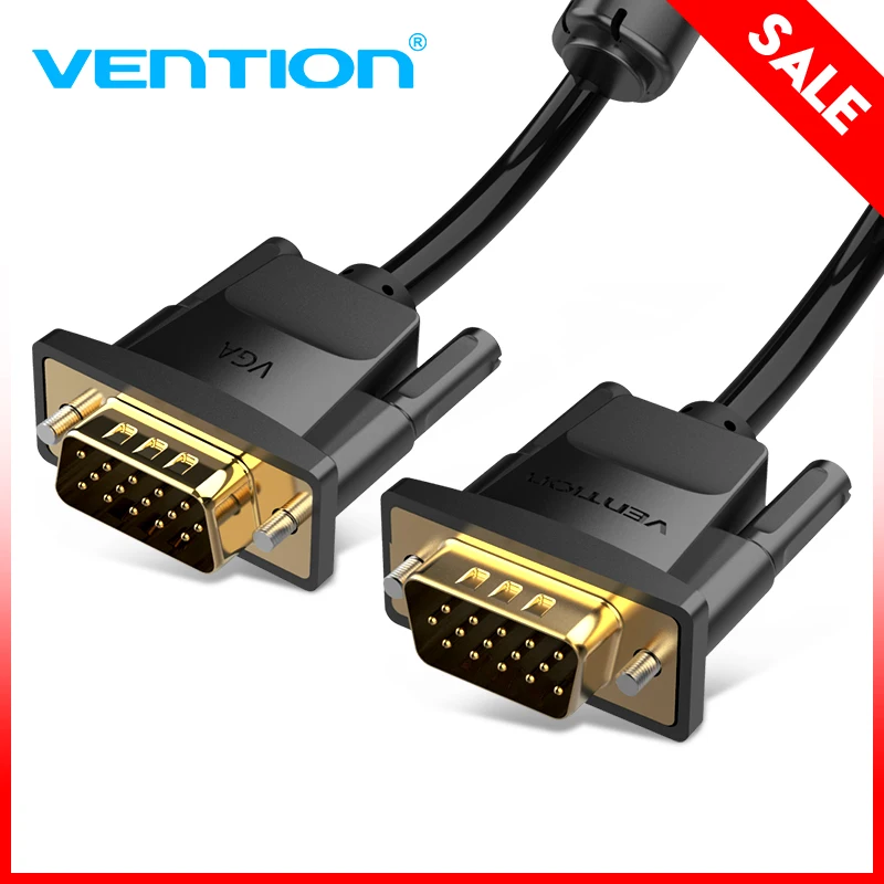 Vention VGA Cable Braided Shielding VGA to VGA Cable for HDTV PC Laptop TV Box Projector Monitor