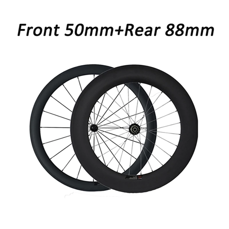 Flash Deal Powerway R13 Super Light 38mm 50mm 88mm Bicycle Carbon Wheels Tubular Clincher Road Bike Wheels 700C 23mm Carbon Bike Wheels Set 10