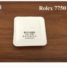 RLX 7750 механизм хронограф 6 стрелок золото серебро и розовое золото часы ручной набор для замены часов