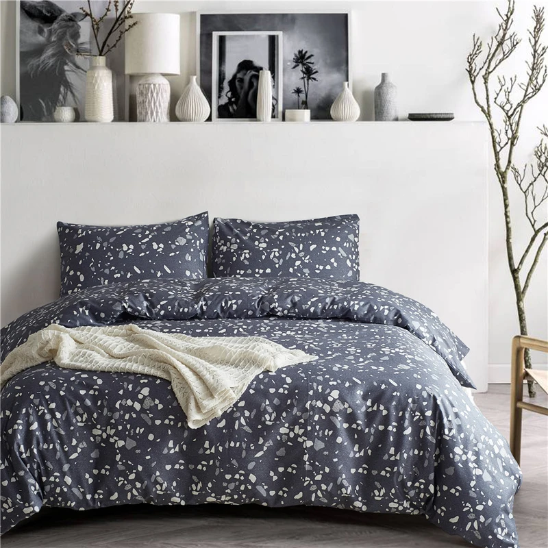

EHOMEBUY Modern Bedding Sets Floral Bedding Sets Home Hotel Bedroom Floral Quilt Cover Pillowcases New Arrival 3 Pieces Bed