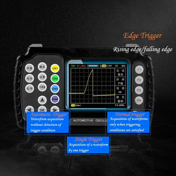 ADO104 портативный цифровой автомобильный осциллограф для хранения 4 каналов ремонт диагностический инструмент Цифровой мультиметр