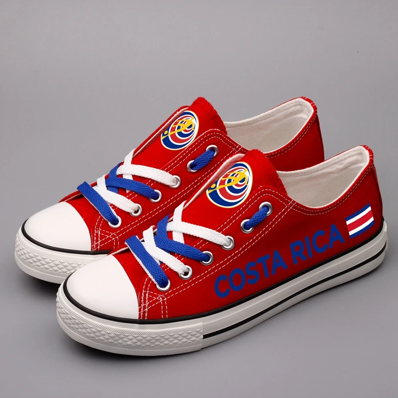 Zapatillas Chaussures À Impression Rica Fans Plat De Personnalisée T Hommes Tenis Costa Deportivas diu31r Low Lacets Top Costaricien Espadrilles Toile Adulte dwCT5qYnIx