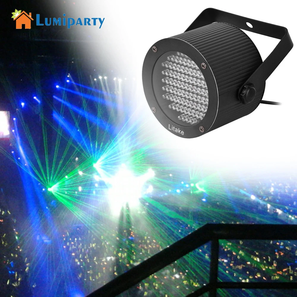Lumiparty Professional LED Stage Lights 86LED RGBW DMX512 Disco Lamp