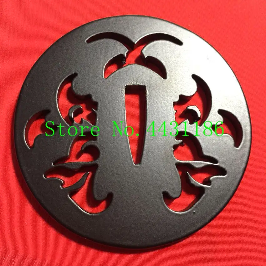 Японский самурайский меч фитинги-Железный TSUBA(GUARD) для Катана вакизаши