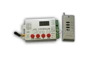 

RF remote control wireless SD card pixel programable LED Full color digital controller 5-24V WS2811 ws2801 LPD8806 WS2812 DMX512