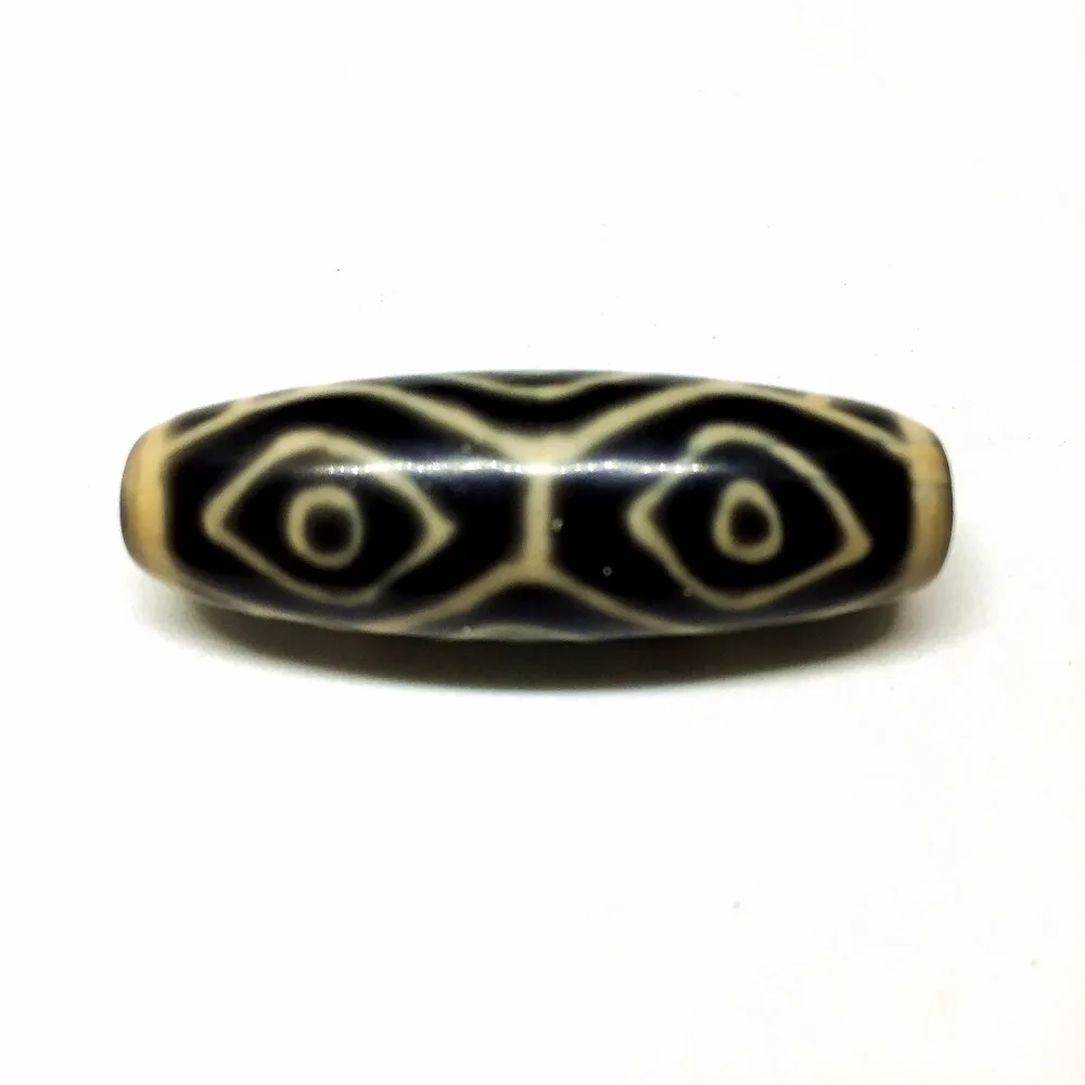 

Pure Tibet Old Dragon Eyes Dzi Pendant 40MM*18MM Ages Old Tibet Beads Scarce Pattern Dzi From Tibet Free shipping