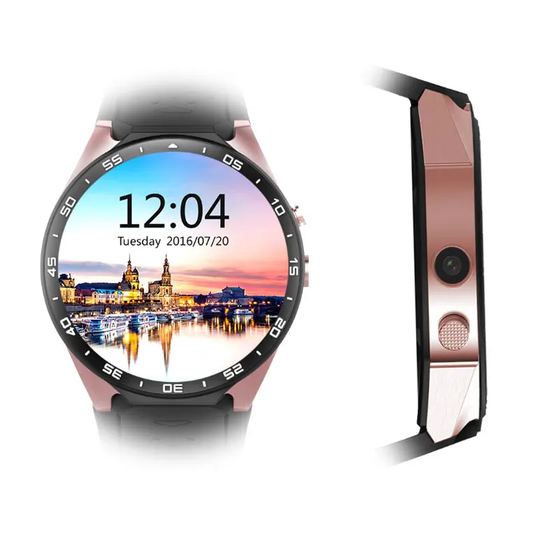 Coopkony Android 5.1 Wifi 3G Smart watch Phone MTK Quad Core 512MB 4GB GPS Pedometer Camera Smartwatch For Iphone Huawei phone