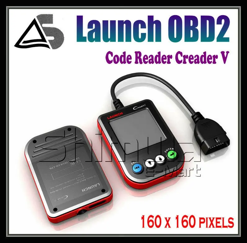 Free shipping 2012 OBD2 AUTO SCANNER LAUNCH CREADER V