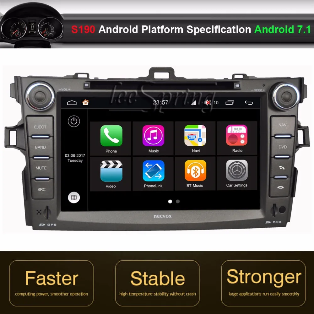Best Android 7.1 Car DVD GPS Player for Toyota new Corolla 0 Best Android 7.1 Car DVD GPS Player for Toyota new Corolla 0