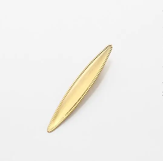 HUANZHI матовые металлические золотые, серебряные, полые треугольные изогнутые заколки для волос квадратные заколки-пряжки для волос заколки для волос аксессуары для волос для женщин - Окраска металла: S  8.8 cm