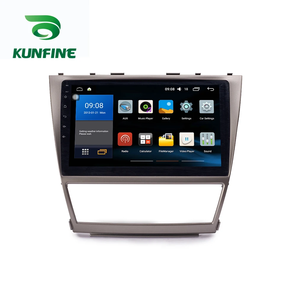 Восьмиядерный 1024*600 Android 8,1 автомобильный DVD gps навигатор плеер Deckless стерео для Toyota Camry 2007-2011 радио головное устройство