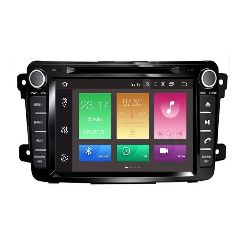 2Din Android 10 для Mazda CX9 автомобильный dvd-плеер 8 &quotGPS навигация 4G + 32G телефонная связь