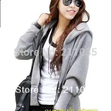 Женские осенние зимние свободные толстовки размера плюс с рукавом «летучая мышь», вельветовые толстовки на молнии с капюшоном, женские модные толстовки, женские теплые толстовки