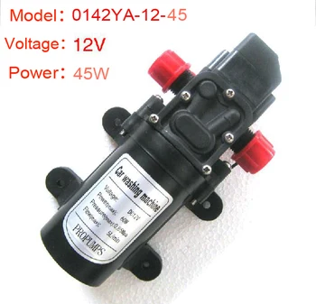 

0142YA-12-45 electric diaphragm pump,12V 45W self-priming Dc water pump,car washing machine,2m Suction Distance&75m Lift