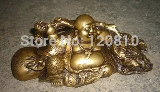 

Collection of the Qing Dynasty copper buddha statue, gourds and toad,
