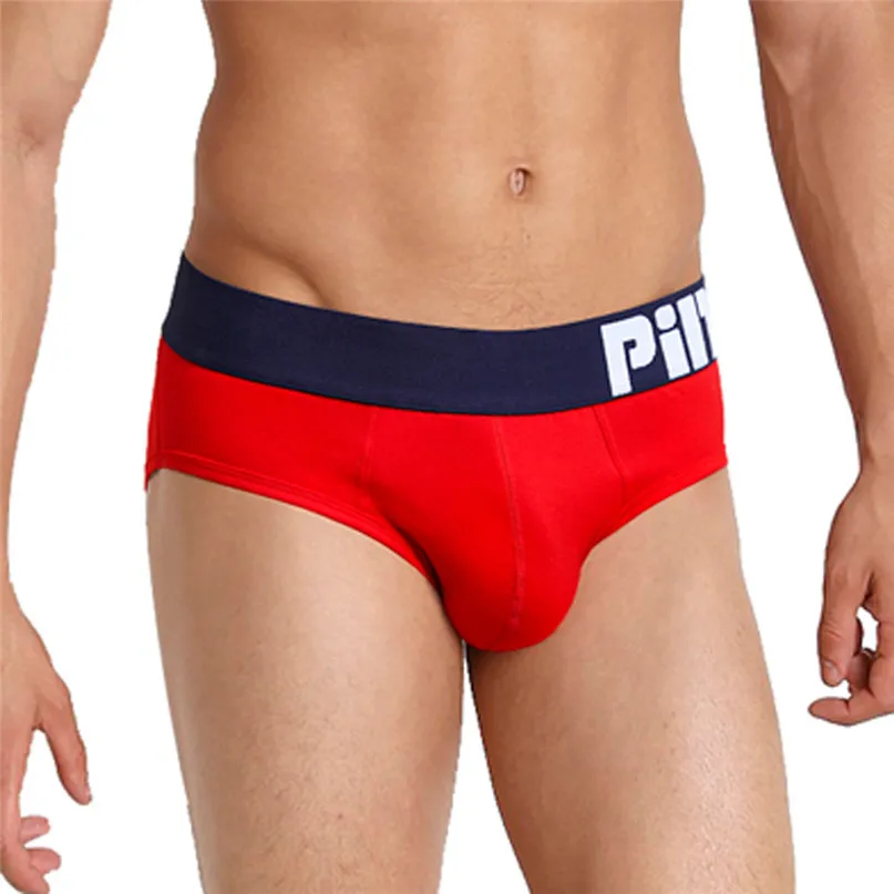 Breathable Boxer Brief Sexy Mens Underpants Briefs Shorts Pouch Soft Cotton Underwear comfortable Swim Briefs #2H25 (48)