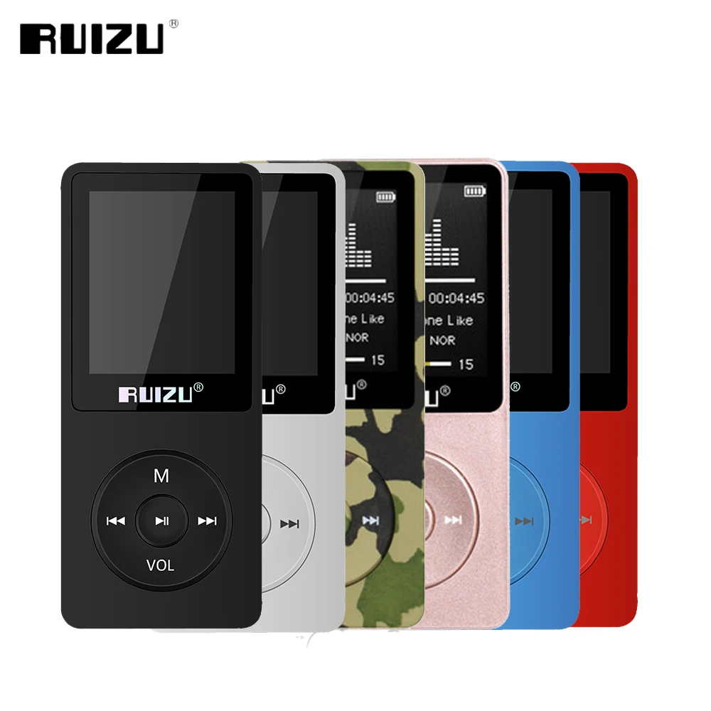 Оригинальный MP3 плеер RUIZU X02 8 ГБ портативный музыкальный аудио без потерь с