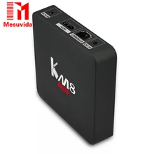 Mesuvid KM8 Pro Smart TV Box для Android 6.0 TV Box Amlogic S912 Octa Core CPU Поддержка BT 4.0 Dual Band WiFi 2017 17.0 SetTop коробка