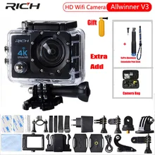 RICH Sport font b camera b font 30M 2 0 inch LCD 4k Action Cam 4K