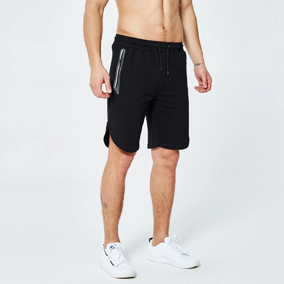 95% хлопок+ 5% спандекс эластичные летние пляжные мужские Шорты повседневные молнии карманы эластичная резинка на талии темно-синие мужские короткие штаны